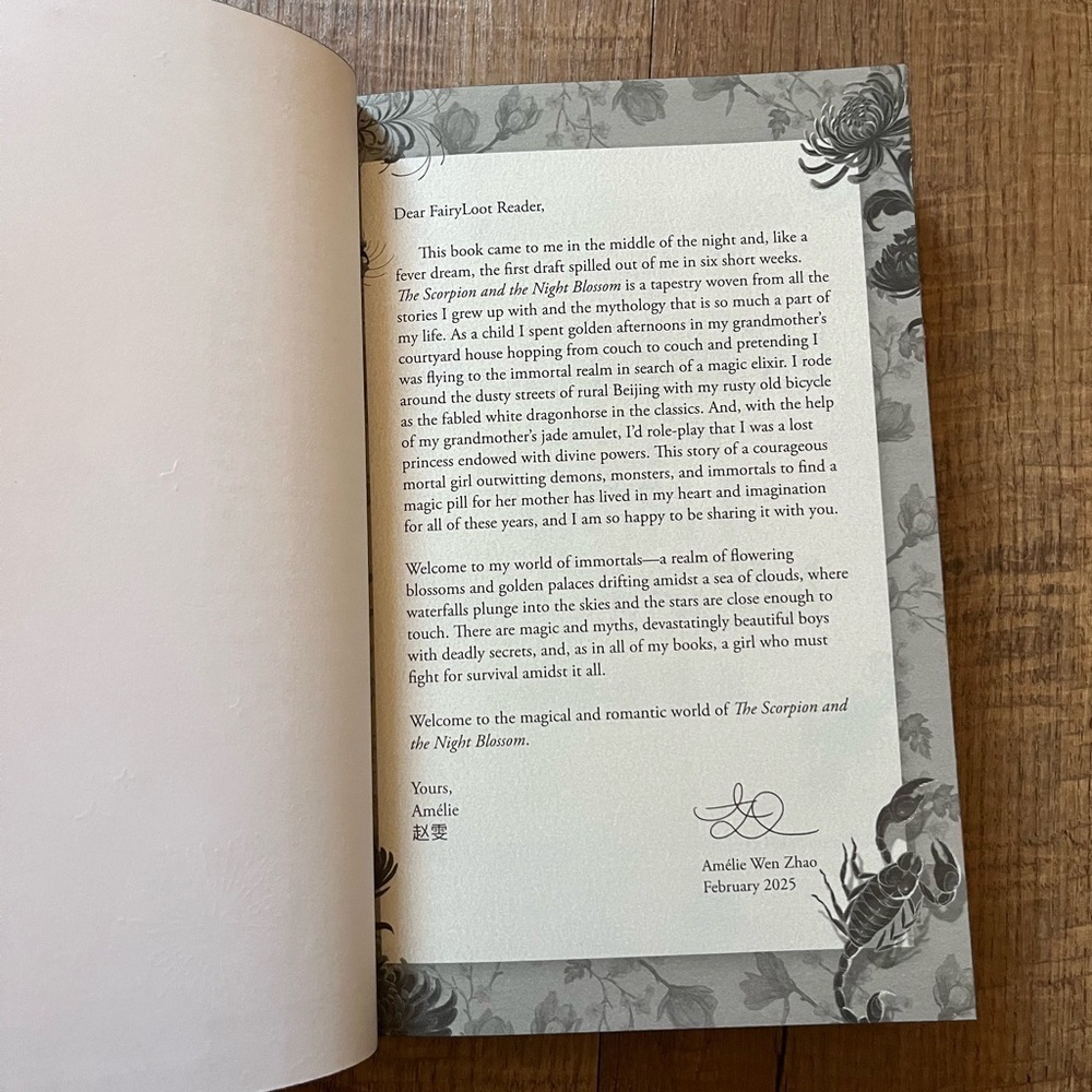 The Scorpion and the Night Blossom Fairyloot - Picture 6 of 9